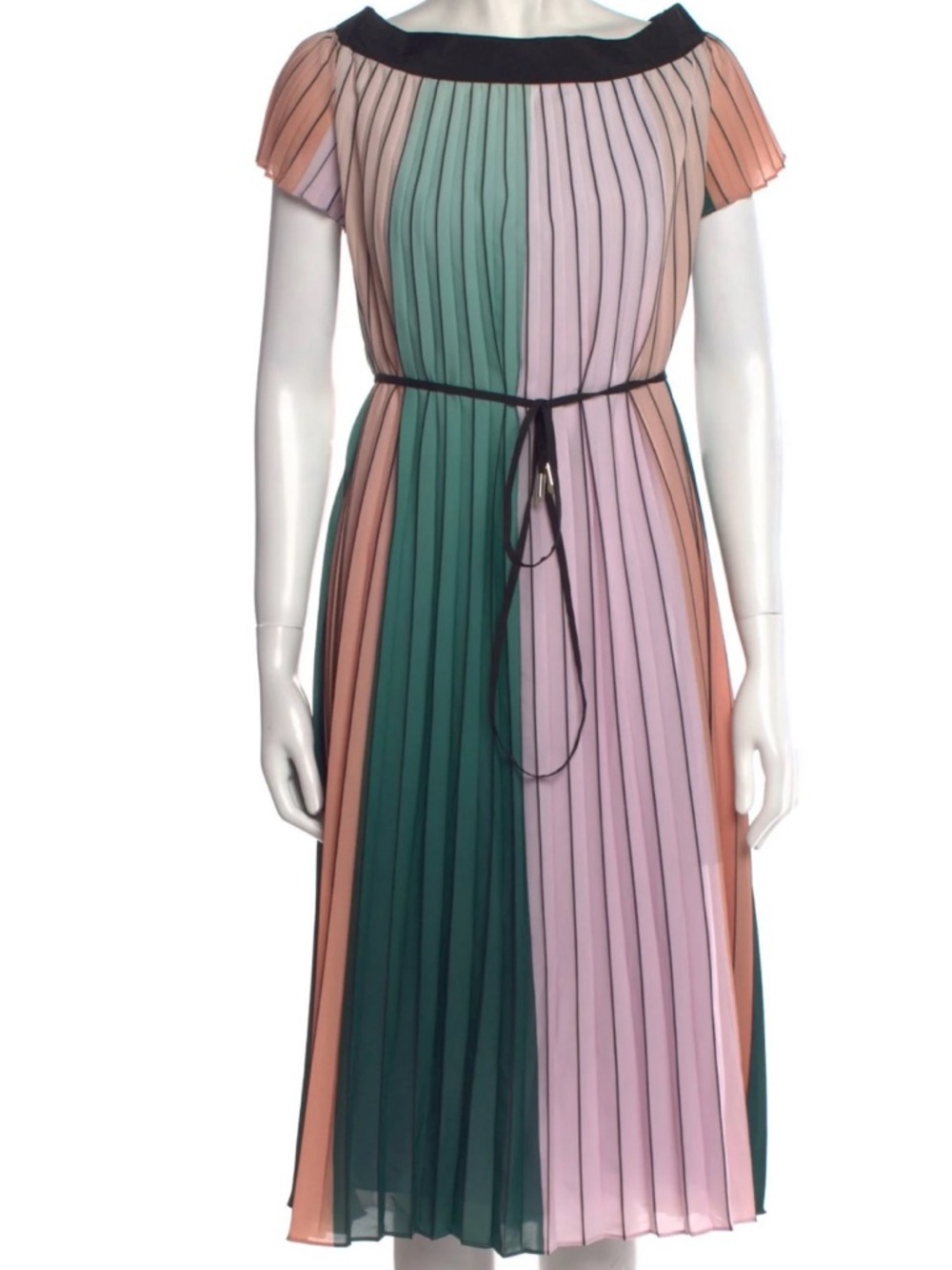 Ted Baker  Fernee color block pleated dress